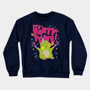 Party time frog Crewneck Sweatshirt